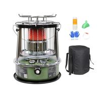 Chauffage D'Appoint Au Kérosène | Appareil De Chauffage Portable - Radiateur De Camping À Hauteur Réglable,pour Extérieur Terrasse Pêche Intérieur Maison Salle de Bain Camping
