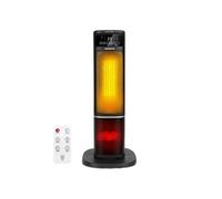 Aigostar Chauffage d'appoint avec Flamme 3D, 2000W Radiateur Electrique - Ayden