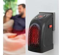 Chauffage d'appoint avec Prise pour salle de bain - Radiateur d'appoint Soufflant - Mini Chauffage Portable pour Prise - Thermostat Minuterie Affichage LED - Température: 15-32 ℃ - 400 W