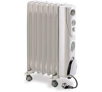 Chauffage d'appoint bain d'huile - 800/1200/2000W - Blanc - Dio