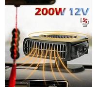 Chauffage D'appoint - Car FAN - Ventilateur/Chauffage 12V - Protection Surchauffe - Compact et Portable