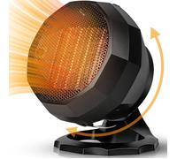 Chauffage d'Appoint Céramique 1800W, PTC Radiateur Soufflant, Thermostat Intelligent, Trois Réglages, Pour Salle