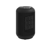 HOMCOM Chauffage d'Appoint Céramique PTC Radiateur Soufflant 1500 W Noir