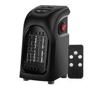 Chauffage d'Appoint d'Intérieur | Radiateur électrique portable | Ventilateur Chauffant 400W sur Prise Murale pour Salon Appartement Atelier Bureau Garage Cave