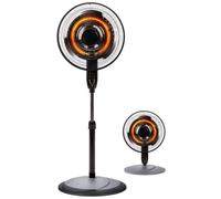 DCG Eltronic VESA05 appareil de chauffage Intérieure Noir, Gris 2000 W Chauffage de ventilateur électrique