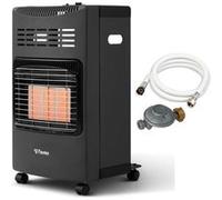 Chauffage d'appoint gaz 4200 Pliable - FAVEX - Intérieur - Infrarouge - Tuyau et détendeur offerts - 40 m², Pliable, Noir Noir