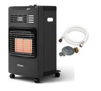 FAVEX - Chauffage d'appoint gaz Plio - Prêt à l'emploi livré avec Tuyau et détendeur - Intérieur - Brûleur Infrarouge - 3 Puissances de Chauffe - jusqu'à 40 m², Pliable
