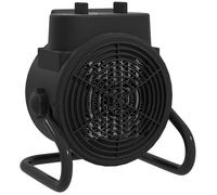 Chauffage d'appoint - HOMCOM - céramique PTC - 2000 W - portable - thermostat réglable - PP et PA - 21,5 x 15,8 x 22 cm - noir
