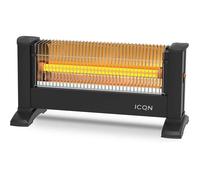 Chauffage d'appoint Infrarouge - ICQN - 900W - Noir - Surface de chauffe 8-16 m² - Certifié IP20