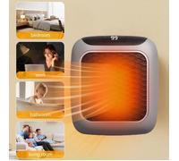 Chauffage d'appoint - MOOHOP - 800W - Électrique - Programmable - Céramique