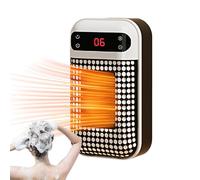 Chauffage D'Appoint Mural Étanche IPX2 - Chauffage PTC Céramique | Arrêt Auto Surchauffe, Grille Anti-brûlure | Salle De Bain, Chambre, Bureau, Camping, Caravane, Voiture