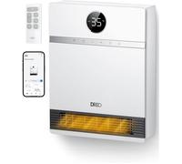 Chauffage D'Appoint Mural - WOOPSO - DR-HSH017 - 2000W - Télécommande - Compatible Alexa