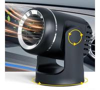 Chauffage d'appoint portable pour voiture, 12 V/24 V haute puissance, dégivreur de pare-brise, chauffage rapide pour voitures, SUV, camions, camping-cars, matériau ABS (24 V)
