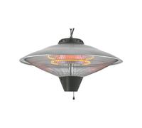 Chauffage d'Appoint Quartz EDM 07092 07092 2100 W Ø 56,5 x 30 cm Noir