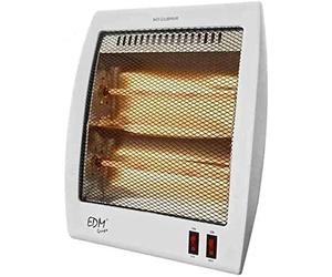 Chauffage d'Appoint Quartz EDM 07109 Blanc 1000 W