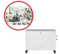 Chauffage d'Appoint Radiateur Convecteur Électrique 2000W Mobile Thermostat