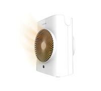 Cecotec Chauffage d'Appoint ReadyWarm 2070 Max Force Smart Blanc, 2000 W, 2 Niveaux de Puissance, 3 Modes de Fonctionnement, Léger, Écran LED, Télécommande, Silencieux, Arrêt Automatique
