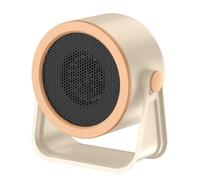 Chauffage D'AppointRadiateur soufflant portable caractérisé,Chauffage de bureau à domicile Chauffe-pieds portable à économie d’énergie Mini construction ignifuge et performances à faible bru