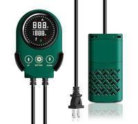 Chauffage d'aquarium intelligent submersible 100 W avec économie d'énergie à fréquence variable, deux sondes pour laisser l'eau s'arrêter automatiquement, technologie PTC pour protection contre la