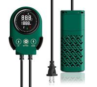 Chauffage d'aquarium intelligent submersible 300 W avec économie d'énergie à fréquence variable, deux sondes pour laisser l'eau s'arrêter automatiquement, technologie PTC pour protection contre la