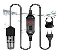 Chauffage D'aquarium: Mini Chauffage Aquarium, Chauffe Pour Aquarium Con Numérique Affichage Et Température Réglable Contrôleur Externe, Mini Chauffe-Aquariums Pour Poissons Et De Tortues (10W)