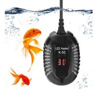 Chauffage d'aquarium - Thermostat automatique 100 W - Convient aux aquariums de 45 à 75 litres - Câble de 1 m