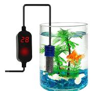 Chauffage d'aquarium, tige chauffante pour aquarium alimenté par USB 15 W, chauffage d'aquarium avec régulateur de température externe, tige chauffante automatique miniature