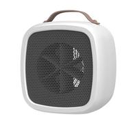Chauffage de bureau, Mini Chauffage Air Puissant Souffle Chaud Ventilateur Rapide USB Office Heat Bureau Électrique Pour Le Dortoir Étudiant À Domicile,pour l'hiver Énergie Silencieux(White)