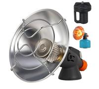 Chauffage de camping à gaz chauffage de camping portable chauffage au butane d'extérieur avec vanne de régulation chauffage rapide pour tente réservoir pour randonnée pêche sur glace