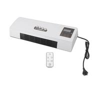 Chauffage de Climatisation Mural 1800 W, Air de Refroidissement électrique, élément Chauffant PTC avec Minuterie et Télécommande, pour Chambre à Coucher, Salle de Bain (Prise UE