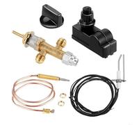 Chauffage de Gril à gaz, allumage par Bouton-Poussoir, vannes de sécurité de sécurité en Cas de Panne de Flamme de Propane Basse Pression avec allumeur