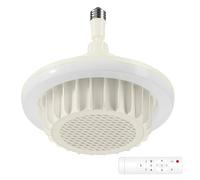 Chauffage de plafond avec lumière LED : boîtier en acier blanc de 28 x 28 cm, module de chaleur par convection, unité de plafond silencieuse, mise au point de régulation climatique équilibrée, élément