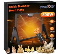 Chauffage de poulailler avec capteur intelligent - Plaque de couveuse radiante pour poussins, compatible avec minuterie et contrôleur de température