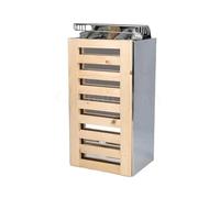 Chauffage de Sauna en bois 3,6 kw, poêle, générateur vapeur for usage domestique, four chauffage, équipement sec salle(Yellow)