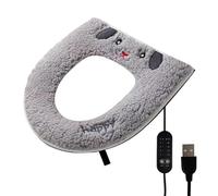 Chauffage de siège de toilette - Alimenté par USB - Avec cinq niveaux de température - Pour la maison, l'hôtel, l'appartement, le camping, le restaurant, l'hiver et la saison froide