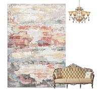 Chauffage de sol radiant infrarouge à température réglable | Tapis de sol chauffant doux et moelleux avec minuterie, chauffe uniforme et conception antidérapante(D,160*240CM)