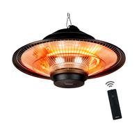 Chauffage de terrasse - Alpina - 1500W - Infrarouge - Télécommande - IP44