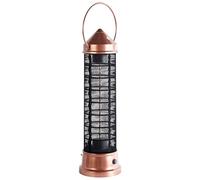 Chauffage de Terrasse en Acier Autoportant Halogène Électrique Accessoire de Jardin Patio Cuivre Llaima