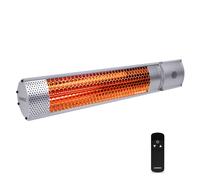Chauffage de terrasse Marsili 2000W - Télécommande incl. | Argenté