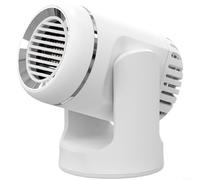 Chauffage de voiture 12 V 120 W avec fonction chauffage et ventilation, pivotant à 360°, pour dégivrage et désembuage rapides du disque, compact, pour voitures, SUV, camions et camions (blanc)