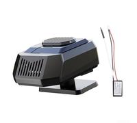 Chauffage de voiture 12 V 24 V avec ventilateur à double vitesse réglable à 360 ° pour dégivrage et désembuage, machine portable de chauffage et de séchage pour la plupart des voitures (purification)