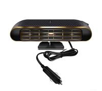 Chauffage de voiture 12 V pour véhicule, chauffage rapide de voiture, dégivrage de pare-brise de voiture, désembuage pour voitures, SUV (noir doré)