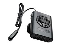 Chauffage de voiture 12 V, ventilateur de dégivrage pour pare-brise, 13,5 x 10,5 x 7,5 cm, désembuage rapide, design compact, unité de chauffage et de refroidissement portable pour berlines