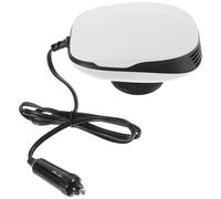 Chauffage de Voiture 12v 120w, Dégivreur de Pare-brise, Noir ABS | Branchement Allume-cigare, Câble 1,05m, Rotation 360°, Support Adhésif, pour Véhicules et Camping-cars