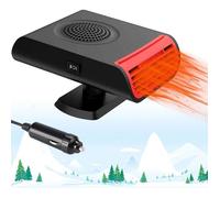 Chauffage de Voiture 12V 150W, Réchauffeur de Voiture Portable, Portabilité Chauffage Allume Cigare, Radiateur Soufflant Voiture