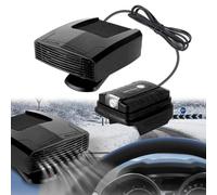 Chauffage de voiture, chauffage de dégivrage à 360°, double port USB, adaptateur avec support rotatif pour voitures, maisons, camping