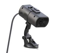 Chauffage de voiture, chauffage pour voiture, ventilateur de chauffage pour voiture portable, sèche pare-brise pour voiture 12 V | déshumidificateur de voiture à chauffage rapide, réglage à 360 degrés