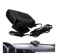Chauffage de voiture | Désembuage enfichable 200 W | Rotation à 360 degrés Chauffe-eau enfichable pour voiture, camion, pare-brise, tableau de bord, camping, hiver, intérieur et extérieur