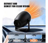 Chauffage De Voiture - Désembueur De Pare-brise 100 W | Chauffage D'hiver 11x10,4x10,8 Cm, Dégivrage Et Désembueur Ďe Pare-brise, Dégivreur Đe Ṕare-b́rise, Ventilateur D́e Dégivreur Ď̄e Voiture Pour B