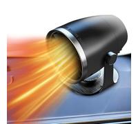Chauffage de Voiture, Portabilité Chauffage Allume Cigare 12V Voiture, 2 en 1 Chauffage De Voiture avec Rotation à 360 DegréS pour Tous Les VéHicules Chauffage pour Voiture